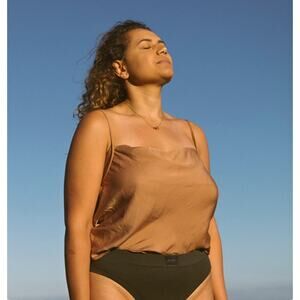 Reemi Non Period Underwear Mid Waist Womens Size 12 Green Modal Cotton